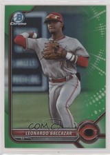 2022 Bowman Draft Chrome Green Refractor 46/99 Leonardo Balcazar #BDC-91 1u6