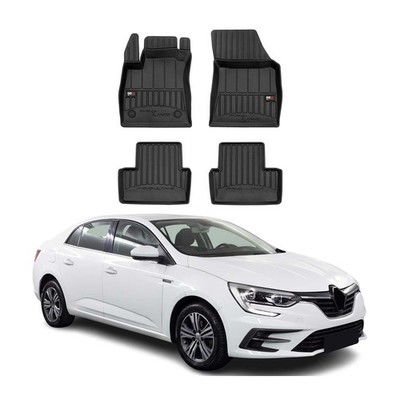 OMAC Gummi Fußmatten für Renault Megane 2016-2022 Premium TPE Automatten 4tlg