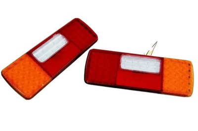 2x Heck LED Rückleuchten Lampe 12V 6 Funktionen Anhänger Wohnwagen LKW LKW...