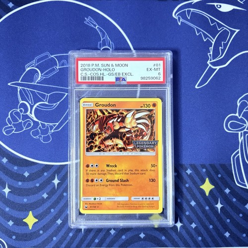 Groudon graded PSA 6 for sale on eBay