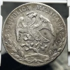 MEXICO 1888 8 REALES Ca MM Silver .900 KM377