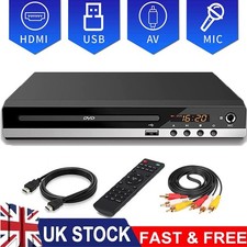 DVD Player HDMI 1080P Region Free with Remote Control USB Port,AV and HDMI Port*