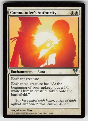 Commander's Authority 13 Uncommon Avacyn Restored Magic: The Gathering Near Mint
