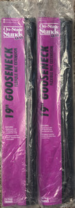 On-Stage MSA9030-19B 19" Flexible Gooseneck Mic Extension Black - Lot of 2 New