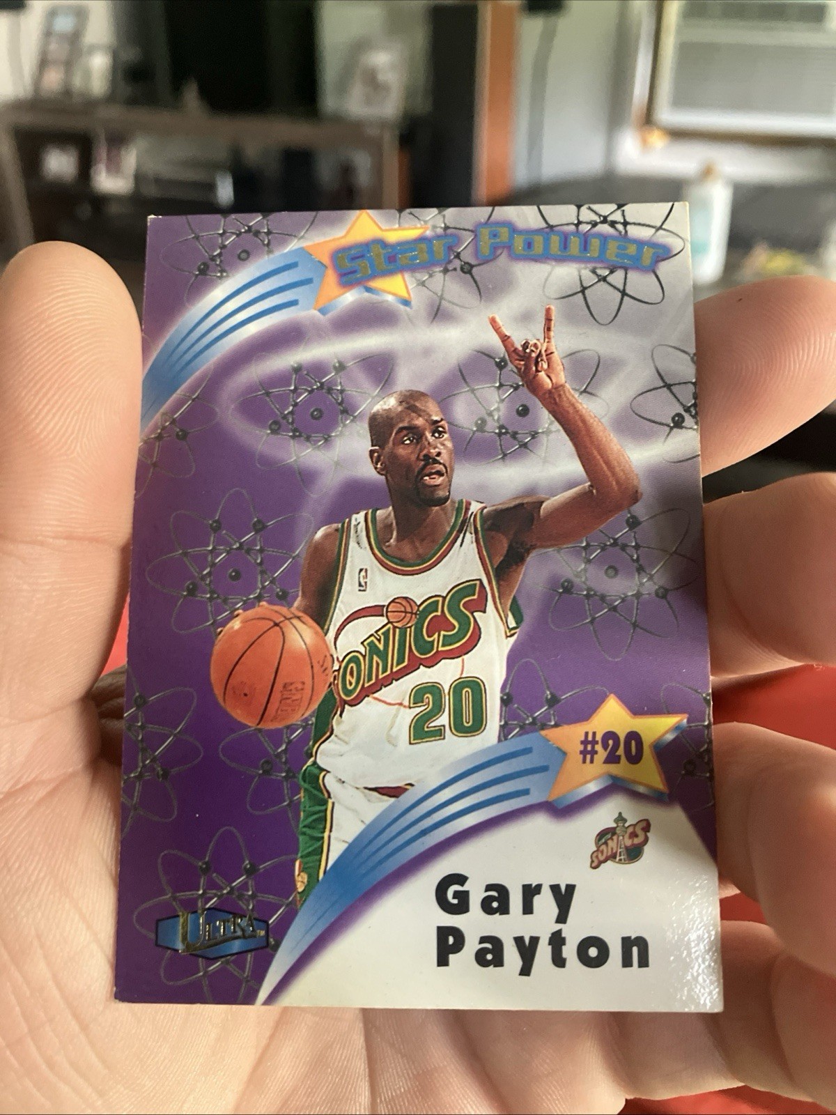 1997-98 Fleer Ultra Star Power Gary Payton #12SP HOF