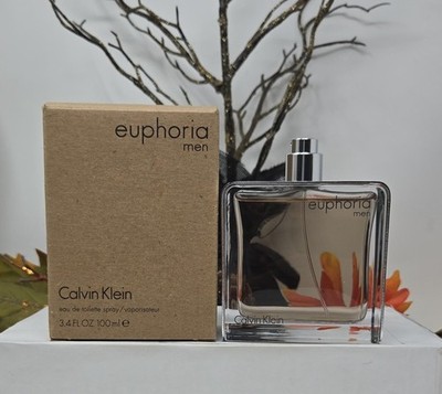 Calvin Klein Euphoria 3.4oz EDT Woody Aromatic Tester Cologne for Men