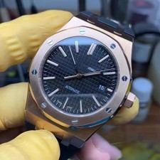DIY SET for 2824 A P 41MM watch case  dial  hands  leather strap sapphire