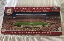 University of Alabama Bryant-Denny Stadium - 1000pc Panoramic Puzzle OPEN BOX