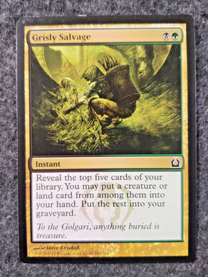 Grisly Salvage #165 Return To Ravnica Magic the Gathering Card NM..... (DS3D1K5)