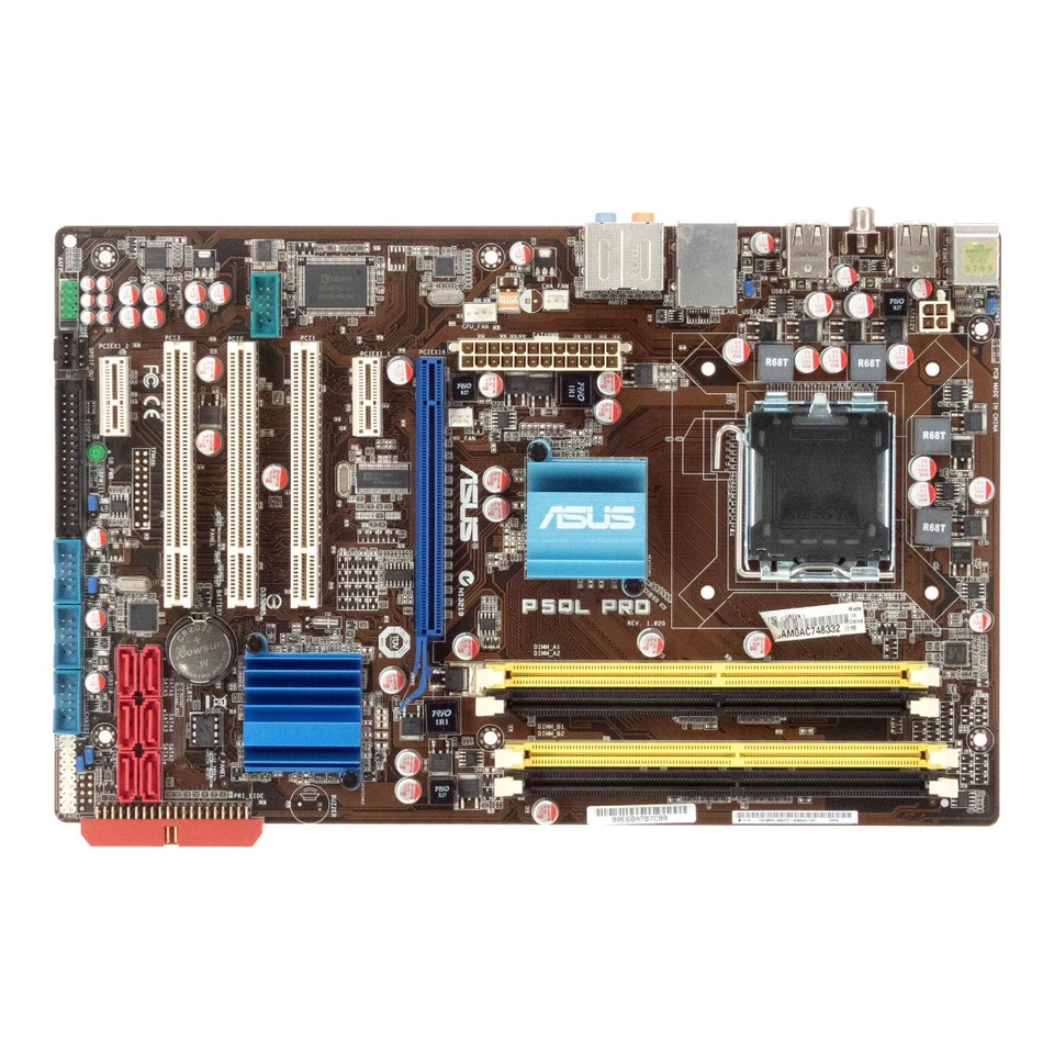 Placa Base ASUS P5QL PRO SOCKET LGA775 DDR2 PCIe PCI ATX - Imagen 2 de 3