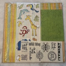 Creative Memories Zoo Pack with Paper, Photo Mats, Stickers