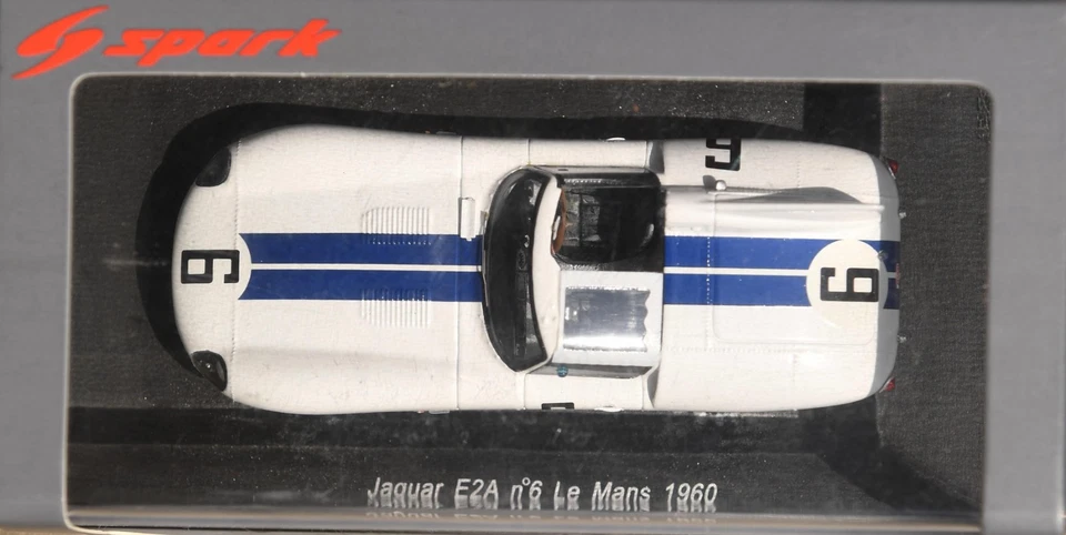 1/43 RARE SPARK JAGUAR E2A LE MANS 1960 D.GURNEY/no minichamps trofeu ixo - Photo 2/3