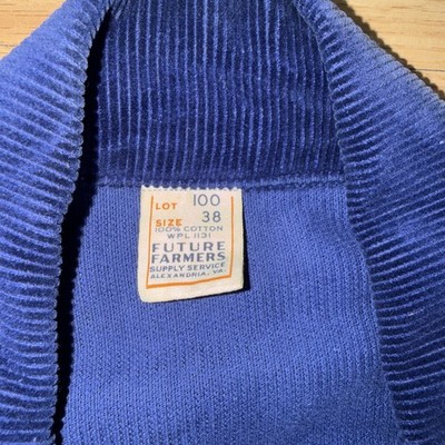 Vintage 1960s FFA corduroy Illinois jacket Mens Size 38 Talon