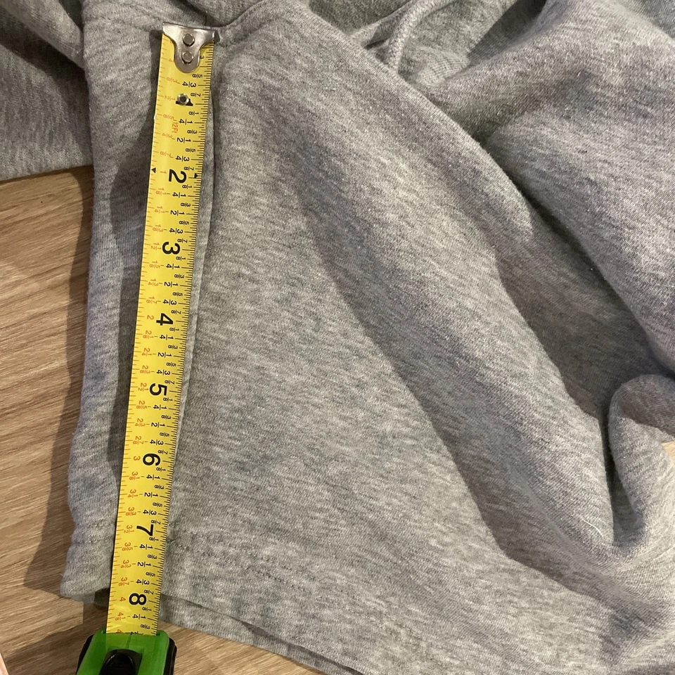 Pantalones Cortos de Sudadera H&M Divididos Para Hombre Grandes Gris Ajuste Regular Cordón Polar Salón Foto 3 de 4