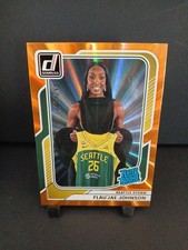 2026 WNBA Donruss Flau’jae Johnson Orange Laser Rated Rookie /299 Storm #92