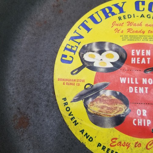 New BSR Century Series No. 7 Cast Iron Skillet 10 1/4" Diameter Heat Ring OS - Picture 2 of 10