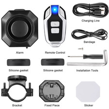 Bicycle Alarm Wireless Waterproof Motorcycles Scooter Bike anti Theft Alarm Secu