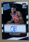 OG Anunoby 2017-18 Donruss Optic #178 Rated Rookies Autographs NY Knicks