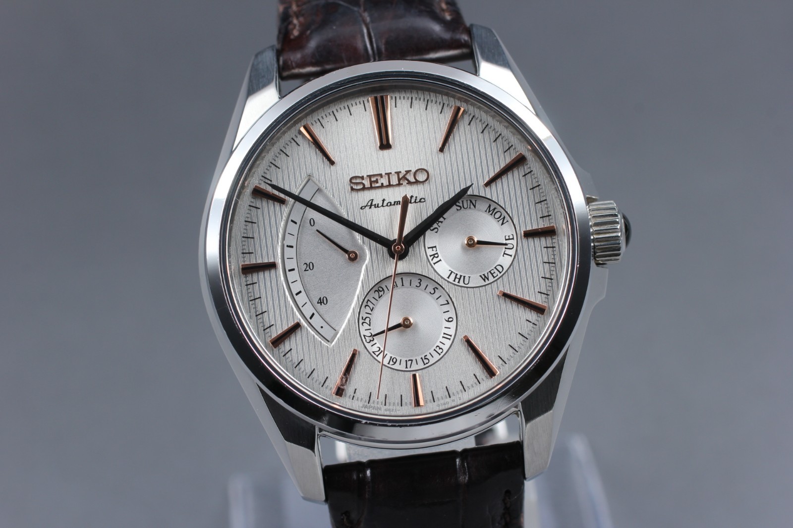 [NEAR MINT] SEIKO Presage SARW033 6R21-01C0 Power Reserve Automatic Watch Japan