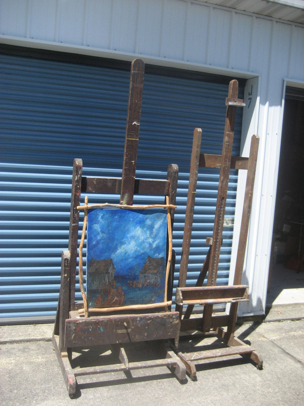 Anco Bilt Vintage  Artist Easel Folding Tripod Studio Decor