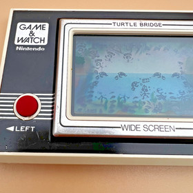 JUNK AS-IS Vintage 1982 Nintendo Game & Watch Turtle Bridge TL-28 Wide Screen