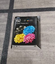 Genuine HP 62 Black Tri-Color Ink Cartridges N9H64FN Dated 2027 New D