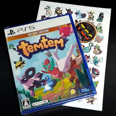 TemTem Deluxe Edition +Book PS5 Japan FactorySealed Game In EN-FR-DE-ES-CH NEW