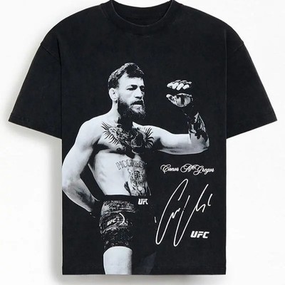 COMBATWEAR Conor McGregor Frontline T-Shirt, Boxing Tee, Graphic Tee T-Shirt