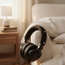 Universal Black Headphone Headband Cover   Perfect Fit for Gaming, Music, Travel