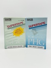 VHS-C Camcorder Tapes Lot Of 4 New Sealed Rare Supertape Made In Japan Vintage