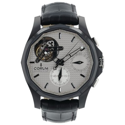 Corum Admirals Cup Silver Dial Tourbillon Aluminum 47mm Automatic Men s 1.0115