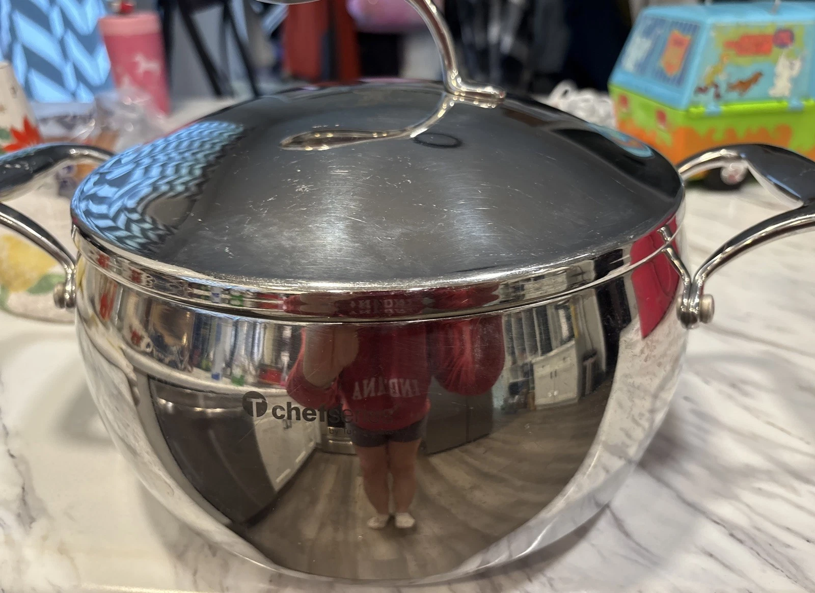 Tupperware Chef Series Stainless Non Stick 6 Qt Stockpot Dutch Oven Roaster Lid
Opens in a new windo