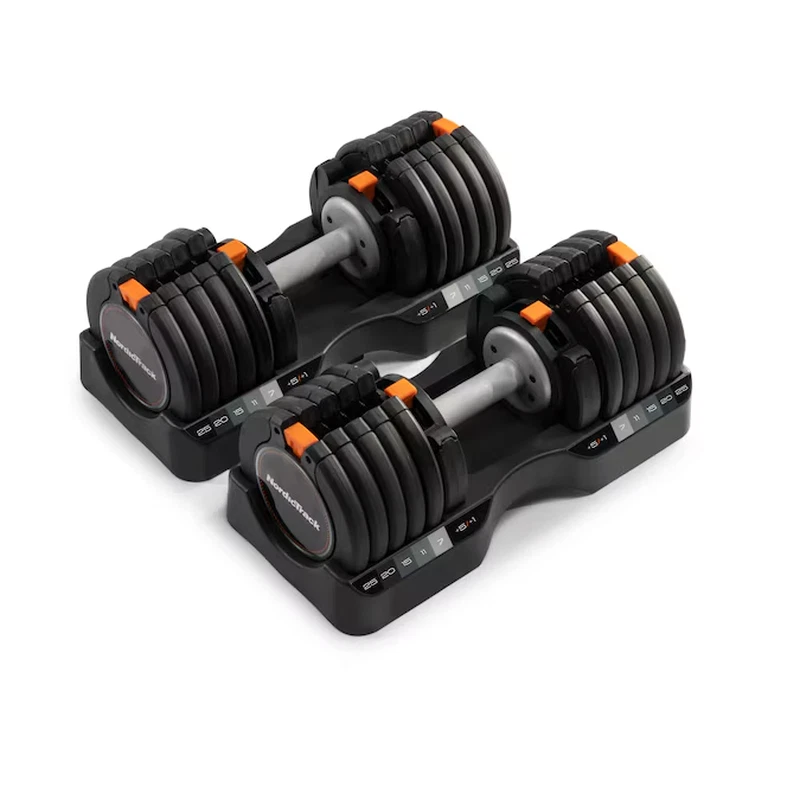 NordicTrack 110lb Select-A-Weight Adjustable Dumbbell Set (Two 55lb Dumbbells)
Opens in a new window