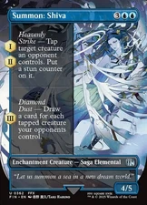 Summon: Shiva-Final Fantasy-Borderless-Regular-362-NM