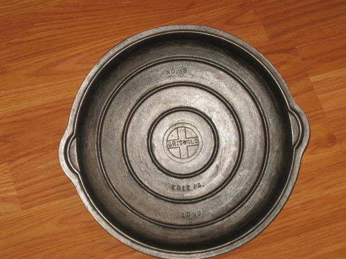 Vintage Griswold No 8 Cast Iron LID ONLY 1098B Erie PA