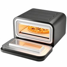 PARGRILL Electric Pizza Oven 12" 1700W Countertop Pizza Cooker 180 to 840°F Temp