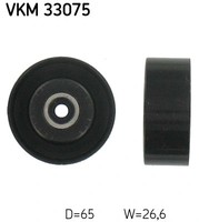 Umleitungs-/ÜBertragungsrolle, Keilriemen Mit Rippen Skf Vkm 33075 FüR Oe 5751.