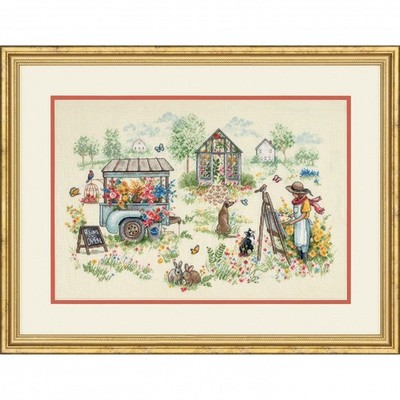 Dimensions Counted Cross Stitch Kit Gold Collection Blissful Moments