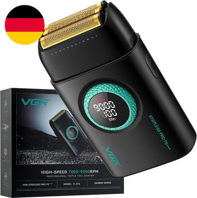 VGR 378 Folienrasierer Für Männer, Dreifacher Scherfolie Rasierapparat, Kabellos