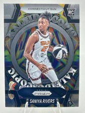 2025 Panini WNBA Prizm Saniya Rivers Kaleidoscopic Insert RC #8 Connecticut Sun