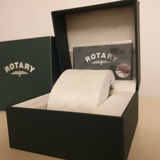 new genuine Rotary watch box green perfect for valentines
