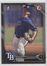 2016 Bowman Draft Draft Picks Silver 375/499 Mikey York #BD-119 ib1