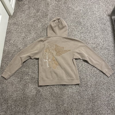 Travis Scott Cactus Jack x Jordan Hoodie Khaki Size S preowned