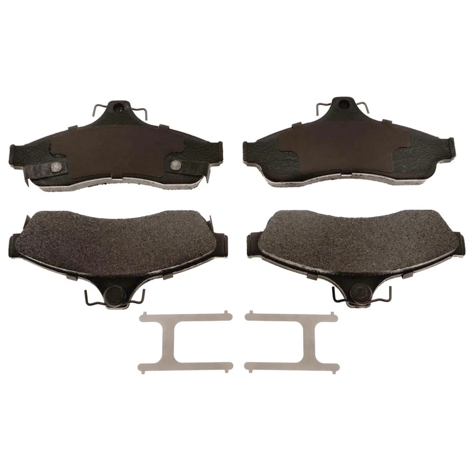 Kit traseiro rotores de freio + pastilhas metálicas e ferragens para 1994-1996 Chevrolet Caprice - Imagem 2 de 4