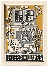 JOSEF BARUCH: Exlibris f�r Vilda Kriz