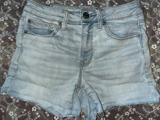 EPWC American Eagle Outfitters Hi Rise Shortie Light wash denim jean shorts 6