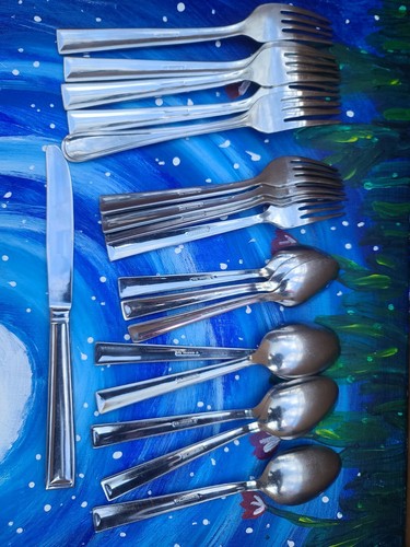 18pc Gorham 18/8 Stainless Flatware China Flatware - Picture 7 of 7