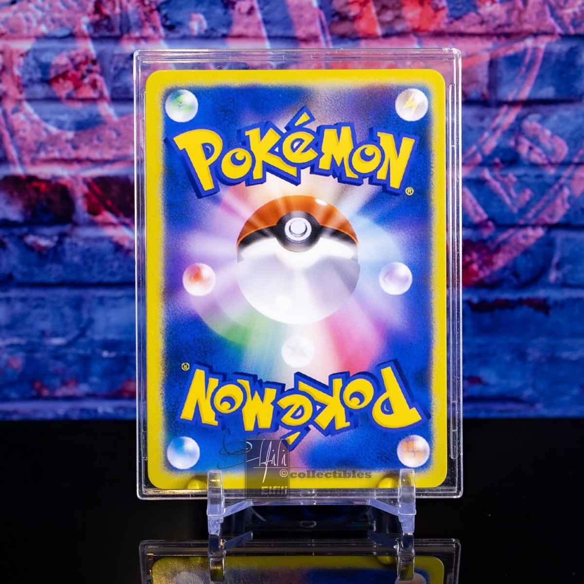 Skyla Waifu Card ACG Pokemon Trainer Holo Flash Gold Foil