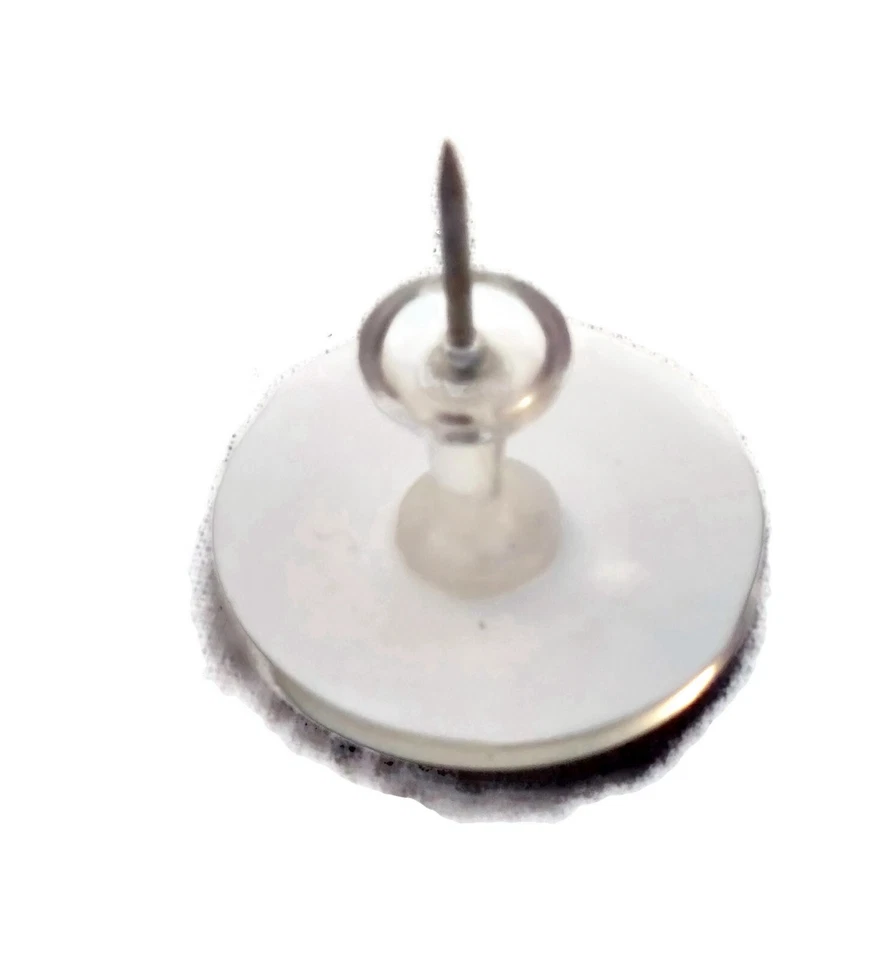 HORSE Animal Glass PUSH PIN Set - 10pc Handmade Decorative Memo Board Office - Image 2 of 2