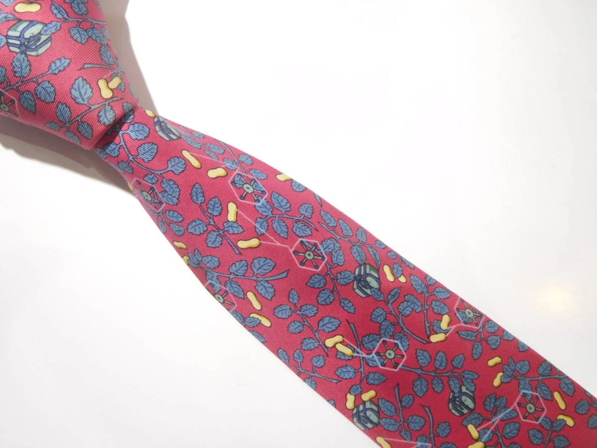 HERMÈS Cravatta uomo Hermes France vera seta cravatta abito classico lusso multicolore W734
